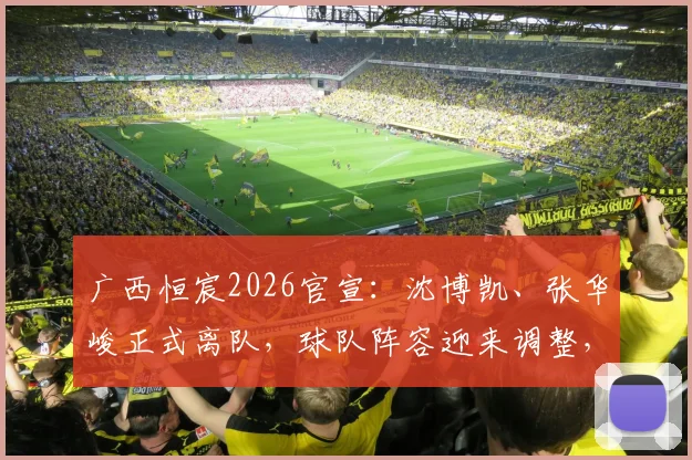 广西恒宸2026官宣：沈博凯、张华峻正式离队，球队阵容迎来调整，离队球员去向引关注