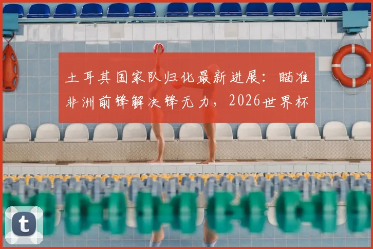 土耳其国家队归化最新进展：瞄准非洲前锋解决锋无力，2026世界杯前景如何？附潜在人选分析