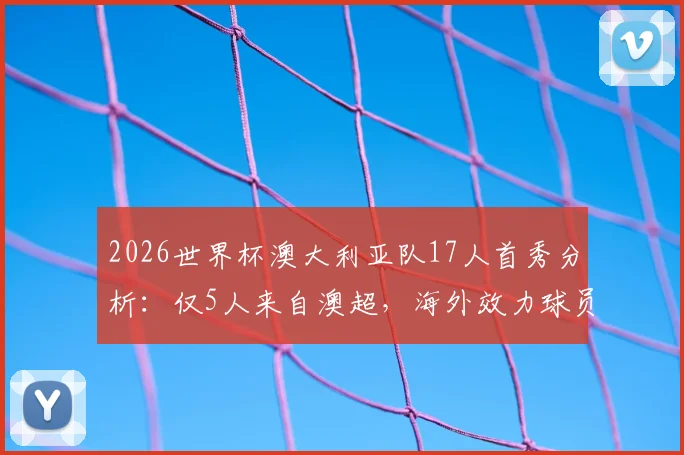 2026世界杯澳大利亚队17人首秀分析：仅5人来自澳超，海外效力球员成绝对主力，附详细球员名单与数据解读